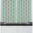 thumbnail image 1 of Ambesonne Southwestern Kitchen Curtains, Pastel Traditional, 55"x39", Multicolor, 1 of 2