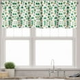 thumbnail image 1 of Ambesonne Southwestern Valance Pack of 2, Fun Desert Cactus, 54"X18", Jade Green Orange and Pink, 1 of 4
