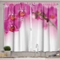 thumbnail image 1 of Ambesonne Spa Kitchen Curtains, Exotic Orchid Feng Shui, 55"x39", Multicolor, 1 of 3