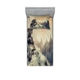 thumbnail image 1 of Ambesonne Space Fitted Sheet & Pillow Sham Set, Technology Aliens Theme, Twinxl, Grey, 1 of 3