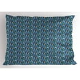 thumbnail image 1 of Ambesonne Space Pillow Sham, Alien Friends Astronaut, 26" X 20", Multicolor, 1 of 2