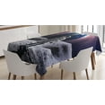 thumbnail image 1 of Ambesonne Space Tablecloth Rectangular Table Cover, Brace Astronaut Cosmos, 60"x84", Grey Magenta, 1 of 4