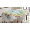 thumbnail image 1 of Ambesonne Space Tablecloth Rectangular Table Cover, Radiant Flower of Life, 52"x70", Multicolor, 1 of 3