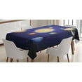 thumbnail image 1 of Ambesonne Space Tablecloth Rectangular Table Cover, Solar System with Planets, 60"x90", Multicolor, 1 of 4