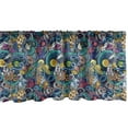 thumbnail image 1 of Ambesonne Space Window Valance, Science Fiction Image, 54" X 18", Multicolor, 1 of 3