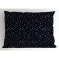 thumbnail image 1 of Ambesonne Spaceship Pillow Sham, Stars Aliens Planets, 36" X 20", Multicolor, 1 of 2