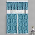 thumbnail image 1 of Ambesonne Spanish Tile Valance & Curtain, Boho Repeating Floral, 55"x24", Orange Sea Blue and Turquoise, 1 of 7
