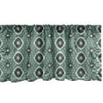 thumbnail image 1 of Ambesonne Spanish Tile Window Valance, Vintage Shapes Flowers, 42" x 18", Blush and Peacock Green, 1 of 2