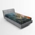 thumbnail image 1 of Ambesonne Sports Fitted Sheet, Cycle Bike Park Extreme, Twin Size, Multicolor, 1 of 3