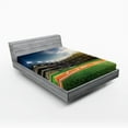 thumbnail image 1 of Ambesonne Sports Fitted Sheet, Game Thrill Stadium Photo, Full Size, Multicolor, 1 of 3