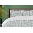 thumbnail image 1 of Ambesonne Spring Down Alternative Quilt Comforter, Blooming Pastel Branches Art, Twin XL, Soft Blue Fawn Peach, 1 of 1
