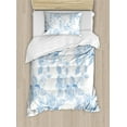 thumbnail image 1 of Ambesonne Spring Duvet Cover Sets, Floral Dreamy Branch, 2-Twin, Soft Blue White, 1 of 4