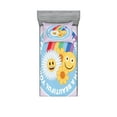 thumbnail image 1 of Ambesonne Spring Emoji Fitted Sheet & Pillow Sham Set, Rainbow Flowers Fun, Twin, Lilac Multicolor, 1 of 2