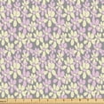 thumbnail image 1 of Ambesonne Spring Fabric by the Yard Upholstery, Daisies on Monochrome Back, 3 Yards, Soft Pink and Pale Yellow, 1 of 5