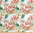 thumbnail image 1 of Ambesonne Spring Fabric by the Yard Upholstery, Peacock Feather Petunia, 5 Yards, Multicolor, 1 of 4