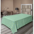 thumbnail image 1 of Ambesonne Spring Flat Sheet, Yellow Floral Blossoms Leafy, TwinXL Size, Pale Blue Yellow, 1 of 1