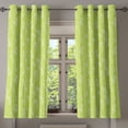 thumbnail image 1 of Ambesonne Spring Grommet Curtain, Ecology Garden Leaves, 50" x 54", Apple Green White, 1 of 6