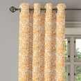 thumbnail image 1 of Ambesonne Spring Grommet Curtain Single Panel, Summer Garden Floral, 50"x60", Marigold and White, 1 of 5