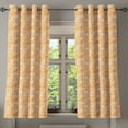 thumbnail image 1 of Ambesonne Spring Grommet Curtain, Summer Garden Floral, 50" x 54", Marigold and White, 1 of 6