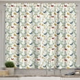 thumbnail image 1 of Ambesonne Spring Kitchen Curtains, Butterflies and Daisy Twigs, 55"x45", Multicolor, 1 of 3
