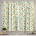 thumbnail image 1 of Ambesonne Spring Kitchen Curtains, Flower Blooms and Bugs, 55"x39", Multicolor, 1 of 2