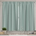 thumbnail image 1 of Ambesonne Spring Kitchen Curtains, Rococo Influences Essence, 55"x39", Pale Sage Green White, 1 of 3