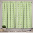 thumbnail image 1 of Ambesonne Spring Kitchen Curtains, Simplified Chamomiles Plot, 55"x36", Khaki Earth Yellow White, 1 of 1