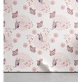 thumbnail image 1 of Ambesonne Spring Peel & Stick Wallpaper for Home, Butterfly Flowers Rustic Art, 13"x36", Pale Rose Navy Blue, 1 of 5