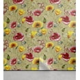 thumbnail image 1 of Ambesonne Spring Peel & Stick Wallpaper for Home, Flowers Butterfly Vintage, 13"x72", Pale Orange Grey Teal, 1 of 5