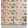thumbnail image 1 of Ambesonne Spring Peel & Stick Wallpaper for Home, Peonies Watercolor Pattern, 13"x72", Dark Coral Petrol Blue, 1 of 5