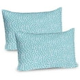 thumbnail image 1 of Ambesonne Spring Pillow Sham 2 Pack, Forget Me Not Flowers, 36"x20", Blue Green and Yellow, 1 of 3