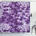 thumbnail image 1 of Ambesonne Spring Shower Curtain, Spring Romantic Meadow, 69"Wx84"L, Purple White, 1 of 5