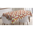 thumbnail image 1 of Ambesonne Spring Tablecloth Rectangular Table Cover, Lively Springtime Garden, 60"x90", Multicolor, 1 of 4