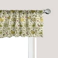 thumbnail image 1 of Ambesonne Spring Window Valance, Bumble Bee Ladybug Dots, 54" X 18", Green Khaki, 1 of 2