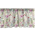 thumbnail image 1 of Ambesonne Spring Window Valance, Pointy Petals Flowers Art, 54" X 18", Multicolor, 1 of 3