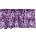 thumbnail image 1 of Ambesonne Spring Window Valance, Spring Romantic Meadow, 54" X 18", Purple White, 1 of 3
