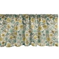 thumbnail image 1 of Ambesonne Spring Window Valance, Tangled Design of Ornate Butterfly Wings and Floral Petals in Soft Pastel Colors, Curtain Valance for Kitchen Bedroom Decor with Rod Pocket, 54" X 18", Multicolor, 1 of 3
