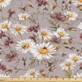 thumbnail image 1 of Ambesonne Springtime Boho Fabric by the Yard Upholstery, Nature Tones Dreamy, 3 Yards, Apricot and Dried Rose, 1 of 5