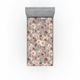 thumbnail image 1 of Ambesonne Springtime Boho Fitted Sheet, Nature Tones Dreamy, Twin XL Size, Apricot and Dried Rose, 1 of 5