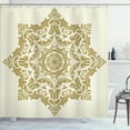 thumbnail image 1 of Ambesonne Star Mandala Shower Curtain, Classical Flower Motif, 69"Wx70"L, Beige Cream, 1 of 4