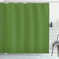 thumbnail image 1 of Ambesonne Star Shower Curtain, Modern Abstract Shape Pattern, 69"Wx70"L, Green and Pastel Yellow, 1 of 1
