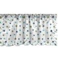 thumbnail image 1 of Ambesonne Star Window Valance, Simplistic Sky Object Pattern, 54" X 18", White Multicolor, 1 of 3
