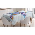 thumbnail image 1 of Ambesonne Starfish Tablecloth Rectangular Table Cover, Cartoon Sea Star, 52"x70", Multicolor, 1 of 4