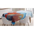 thumbnail image 1 of Ambesonne Starfish Tablecloth Rectangular Table Cover, Foaming Ocean, 60"x84", Multicolor, 1 of 4