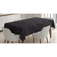 thumbnail image 1 of Ambesonne Stars Tablecloth Rectangular Table Cover, Colorful Hearts Spots, 60"x90", Multicolor, 1 of 4
