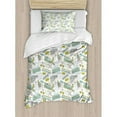 thumbnail image 1 of Ambesonne Steam Engine Choo Choo Train Duvet Cover Set, 1 of 3