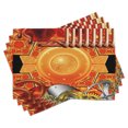 thumbnail image 1 of Ambesonne Steampunk Place Mats Set of 4, Retro Gear Technology, Standard Size, Multicolor, 1 of 6