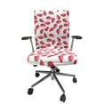 thumbnail image 1 of Ambesonne Strawberry Office Chair Cover Stretchable High Back, Cartoonish Ripe Fruits, Pink Pale Pink, 1 of 6