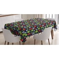 thumbnail image 1 of Ambesonne Strawberry Tablecloth Rectangular Table Cover, Botanical Spring, 52"x70", Multicolor, 1 of 4