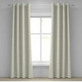 thumbnail image 1 of Ambesonne Striped Grommet Curtain, Geometric and Modern, 50" x 120", White and Yellow, 1 of 6